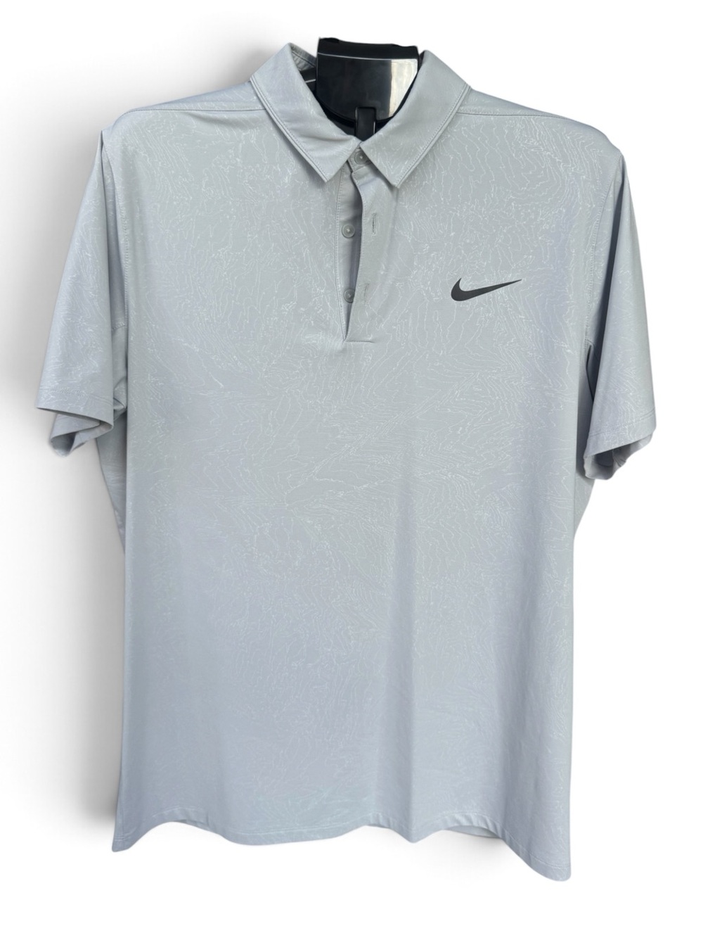 103. Nike Golf Men’s Light Gray Polo Shirt - Dri-FIT Performance